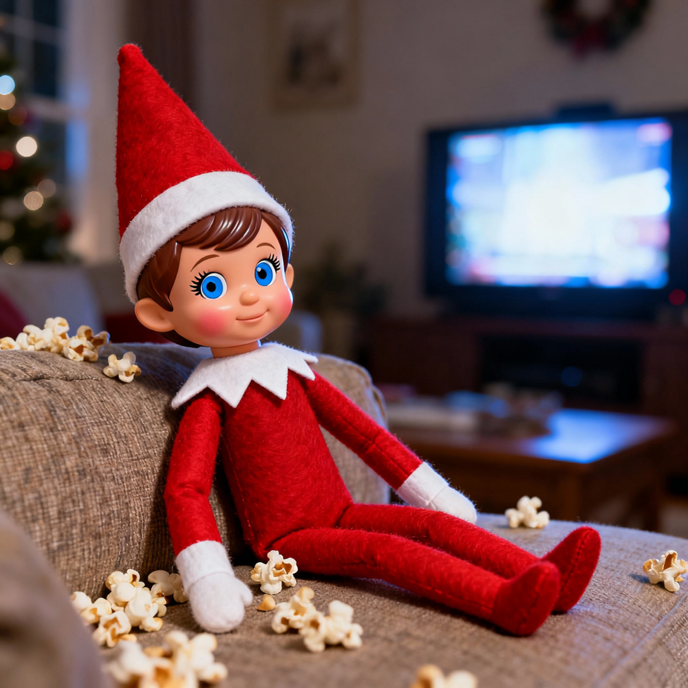 Elf wrapping presents